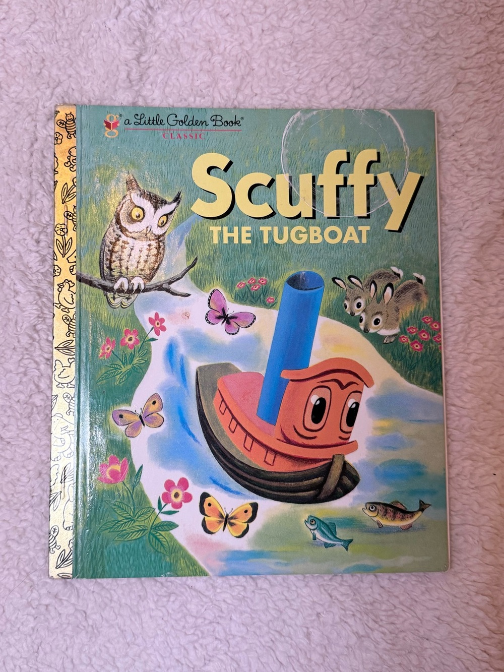 Little Golden Book: Scuffy the Tugboat - As Is